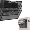 3-Tier Magnetic File Holder, No Drilling Installation File Cabinet