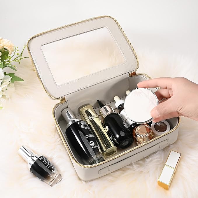 Aveniee Clear Makeup Bag Organizer, Large Travel Toiletry Bag - Image 2