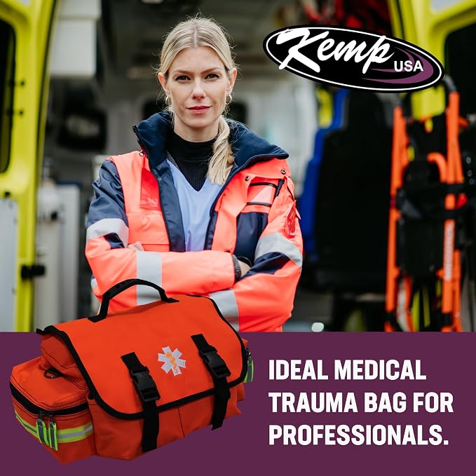 Kemp USA EMT First Responder Trauma Bag, First Aid & Survival Gear - Image 6
