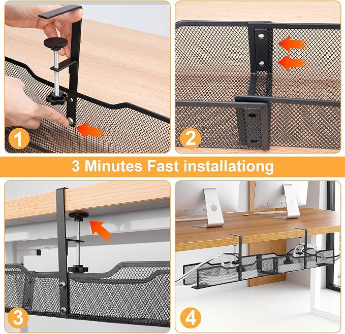 30'' Under Desk Cable Management - Image 6
