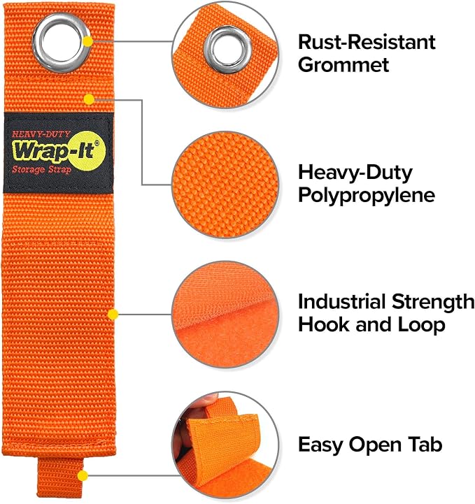 Heavy-Duty Wrap-It Storage Straps - Image 5