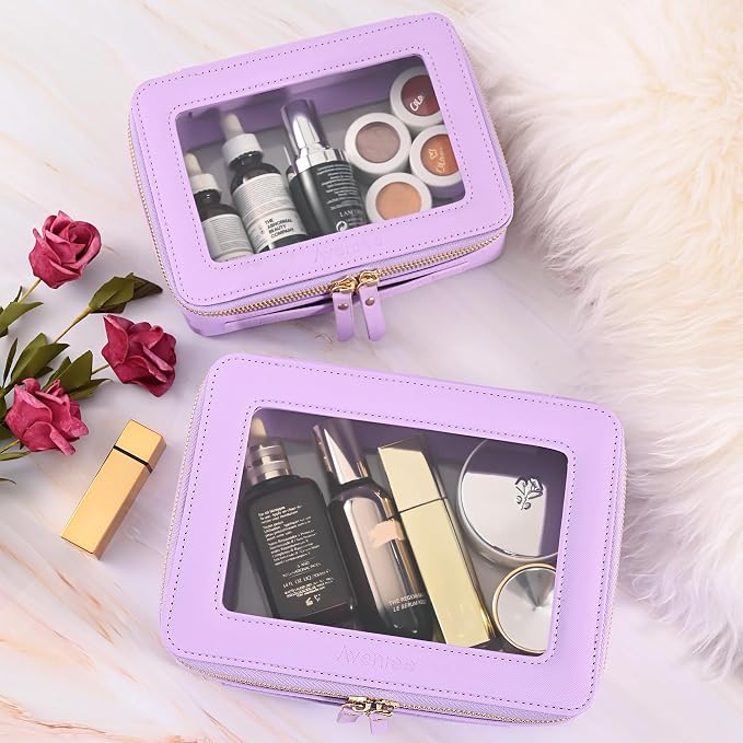 Aveniee Clear Makeup Bag Organizer, Large Travel Toiletry Bag - Image 5