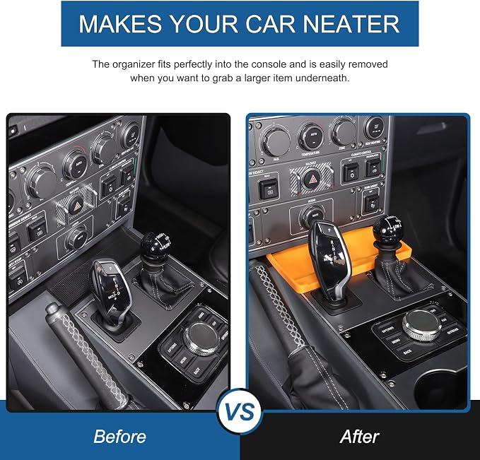 Gear Shift Center Console Front Tray Organizer Compatible - Image 2