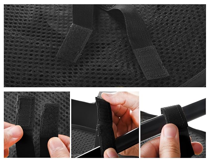 Libeder Mesh Hanging Storage Space Saver Bags Organizer, Foldable Storage - Image 8