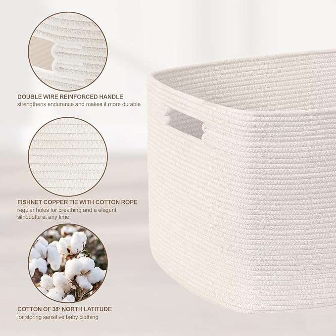 45L Small Baby Girls Laundry Basket - Image 6
