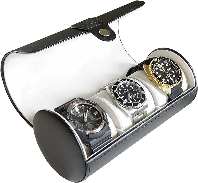 Case Elegance Travel Watch Case Roll Organizer by CASEELEGANCE