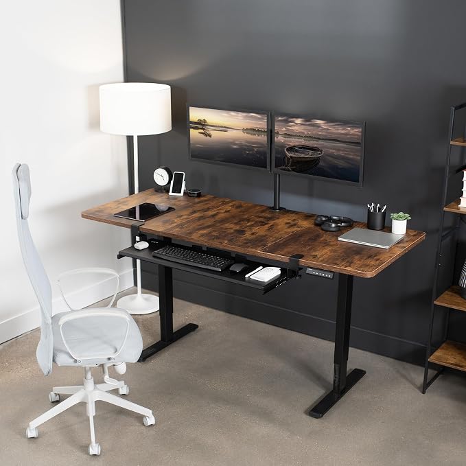 VIVO Extra Long Clamp-on Computer Keyboard and Mouse Under Desk Slider Tray - Image 8