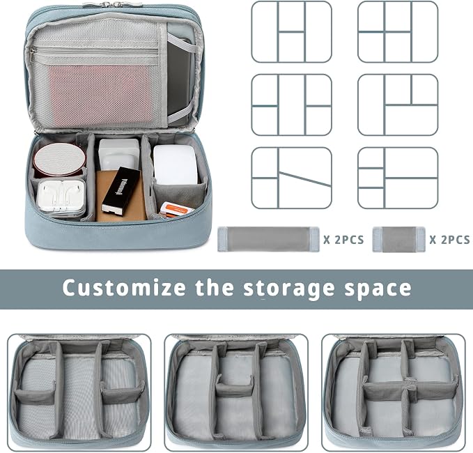 mygreen Electronics Travel Organizer, Watreproof Electronic Accessories Case - Image 6