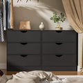 3 Drawers Dresser for Bedroom, Fabric PU 6 Drawer by Housoul