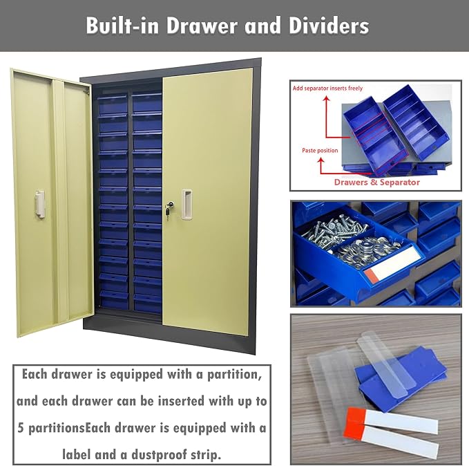 INTSUPERMAI Parts Cabinet 48 Drawers - Image 7