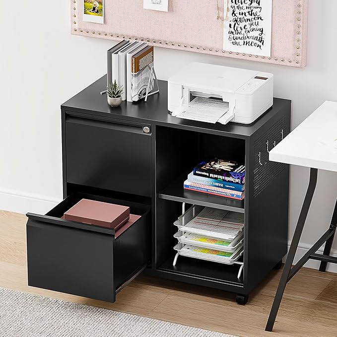SISESOL 2 Drawer File Cabinet - Image 2