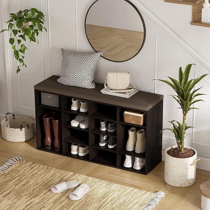 DINZI LVJ Shoe Storage Bench - Image 2