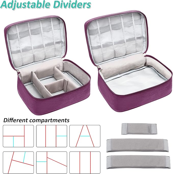 Electronics Organizer Travel Cable Organizer Bag Waterproof Portable Digital - Image 4