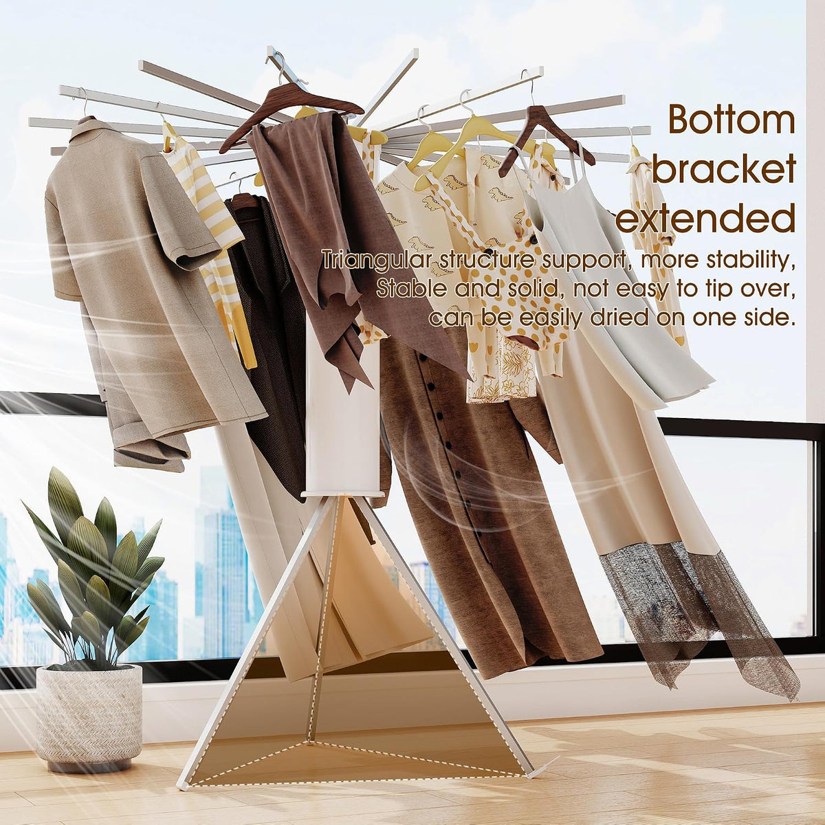 Tripod Clothes Drying Rack,Drying Rack Clothing Foldable for Laundry