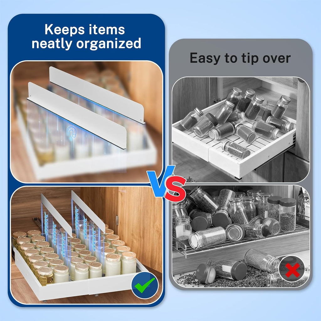 Pull Out Cabinet Organizer Expandable (12.4"-20.08")W &