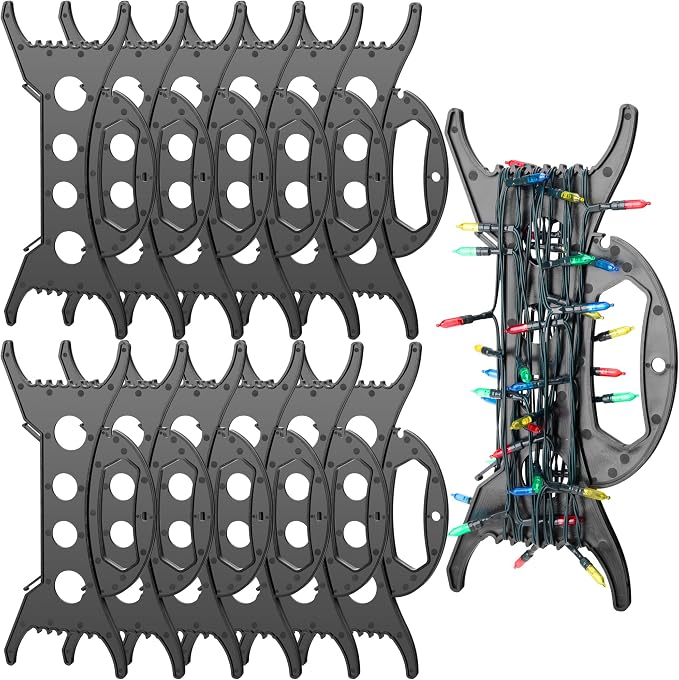 codree 12 PCS All Purpose Light Storage Holder, 11.8Inch Christmas Light Cord by codree