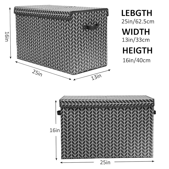 Mayniu Large Toy Box Chest Storage Bins - Image 4