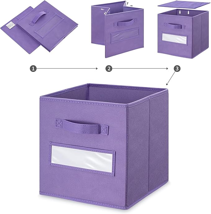 artsdi 13x13x13 storage cube bins Fabric storage cubes - Image 4