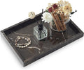 Brown Marble Tray, Pure Natural Vanity Tray, Marble Tray by MULWRMarbleTray