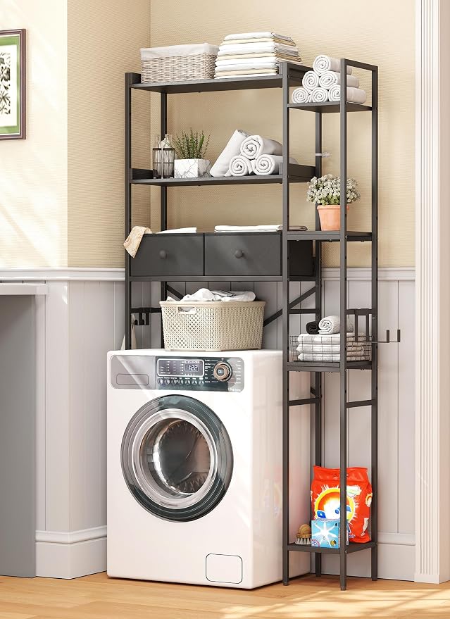 Over The Toilet Storage Rack, 7-Tier Over Toilet Bathroom Organizer - Image 2