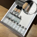 Gosmol Spice Drawer Organizer insert, Adjustable & Non-Slip Silicone Spice by Gosmol