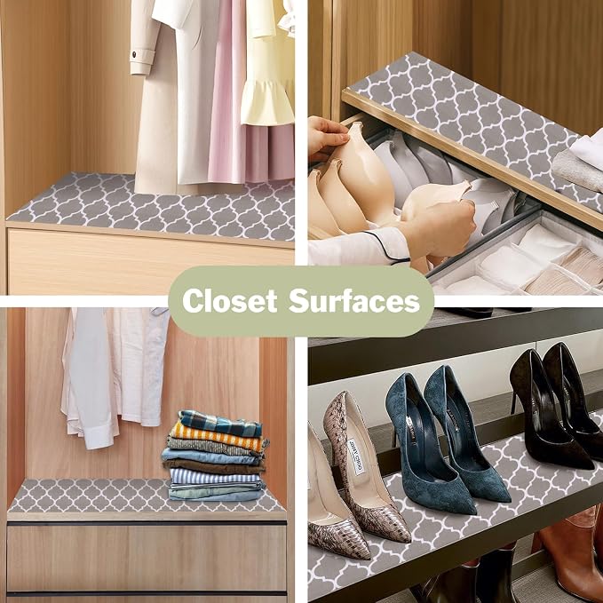 Drawer and Shelf Liner for Kitchen Cabinet: 17 in X 30 Ft Non Slip Waterproof - Image 7
