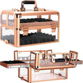 Ver Beauty Professional Armored Clear Acrylic Makeup Nail Tech Case by VerBeauty