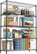 5 Tiers Shelf 1750 lbs Steel Storage Shelving Utility Shelving Unit Steel by MEIGAOPLASTICANDMETALHKCOLIMITED