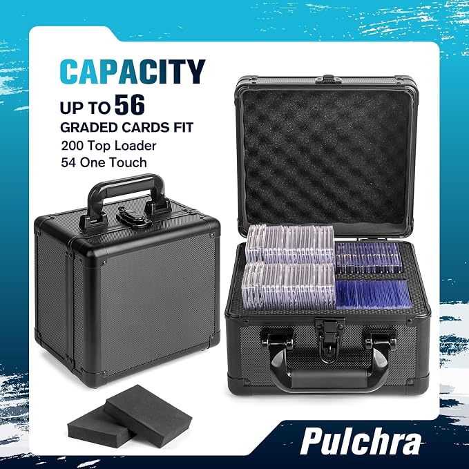 Pulchra Graded Card Storage Box, Top Loaders Case, Sports Trading Box, Slab PSA - Image 3