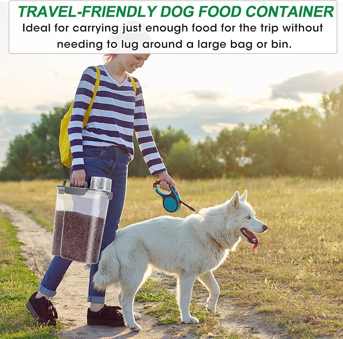 TBMax Large Cat Food Storage Container, Portable Dog Food Container - Image 5