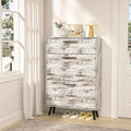 Rustic White Shoe Storage Cabinet by IdeaKey