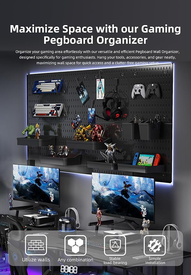 Wall Organizer Peg Board - Image 5