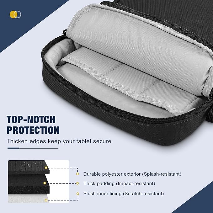 MoKo 12.9 Inch Tablet Sleeve Bag, Fits 13 Inch New iPad Pro M4 & Air M2 2024 - Image 4