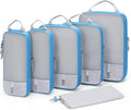 BAGSMART 6 Set /4 Set/2 Set Compression Packing Cubes by BAGSMART