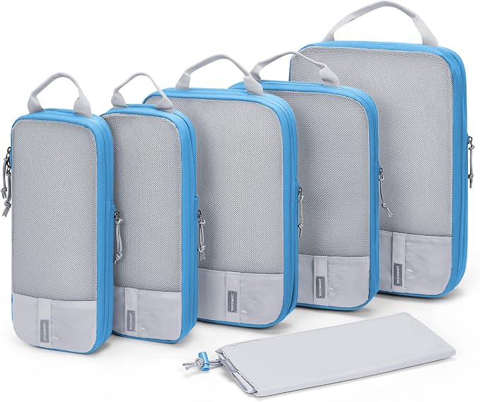 BAGSMART 6 Set /4 Set/2 Set Compression Packing Cubes by BAGSMART