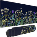 Weeds Flowers Large Mouse Pad, Gaming Keyboard Desk Pad, Extended Mouse Mat by BAHDSISFA