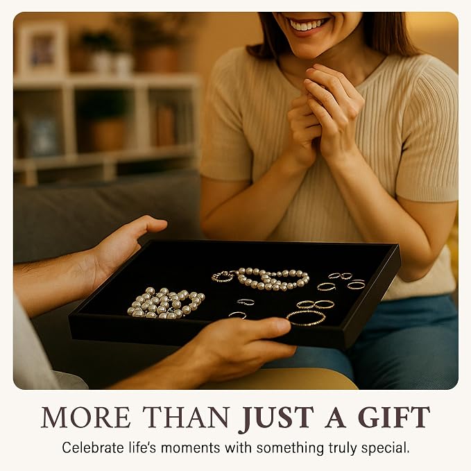 RJ Displays 6 Pack Stackable Jewelry Tray Set, Stackable Plastic Jewelry - Image 7