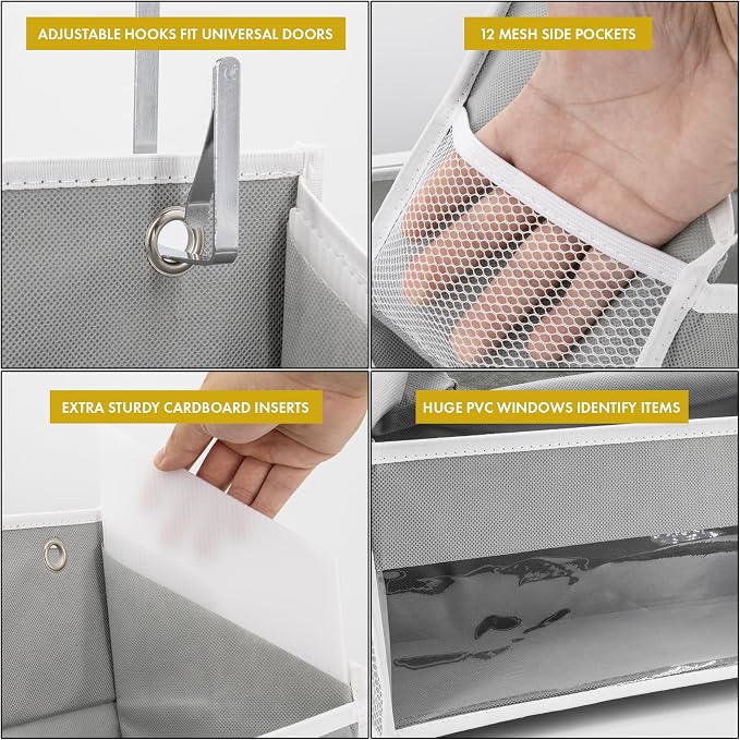 HOMELUX THEORY Over The Door Organizer Hanging - Image 8
