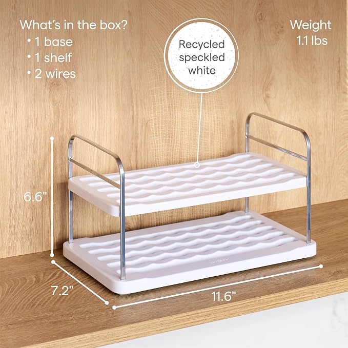 YouCopia UpSpace Water Bottle and Travel Mug Cabinet Organizer, Adjustable - Image 7
