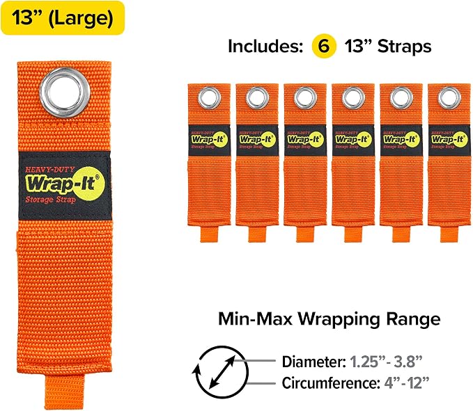 Heavy-Duty Wrap-It Storage Straps - Image 4