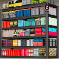65" Wide Heavy Duty Garage Shelving Units, 6-Tier Deep Storage Shelves by SKZNSA