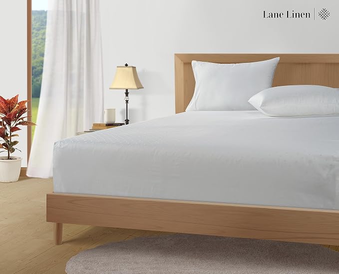 LANE LINEN Pillows Queen Size Set of 2, Soft 100% Egyptian Cotton, Cool & - Image 5