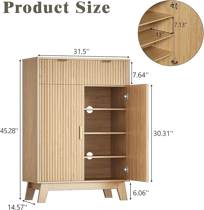 Shoe Cabinet Storage for Entryway - Image 2