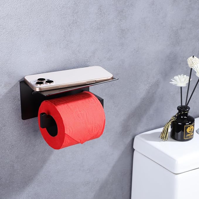 LANC Black Toilet Paper Holder - Image 3