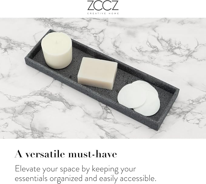 ZCCZ - Black Bathroom Accessories Set 4 Pcs - Toothbrush Holder, Soap Dispenser - Image 6