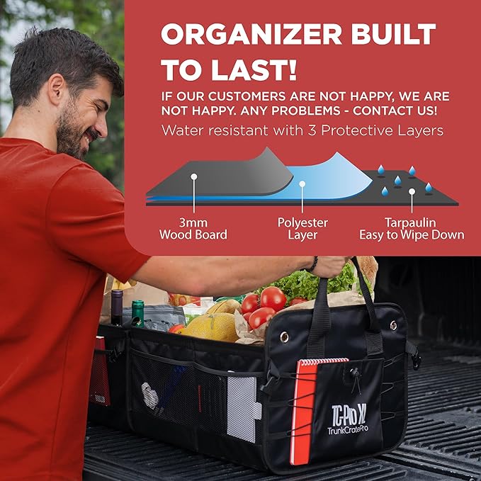 TRUNKCRATEPRO XL Premium SUV, Car Trunk Organizer - Image 3