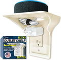BeraTek Power Perch Wall Outlet Shelf by StorageTheory