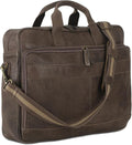 Leather briefcase 18 Inch Laptop Messenger Bags by KomalsPassionLeather