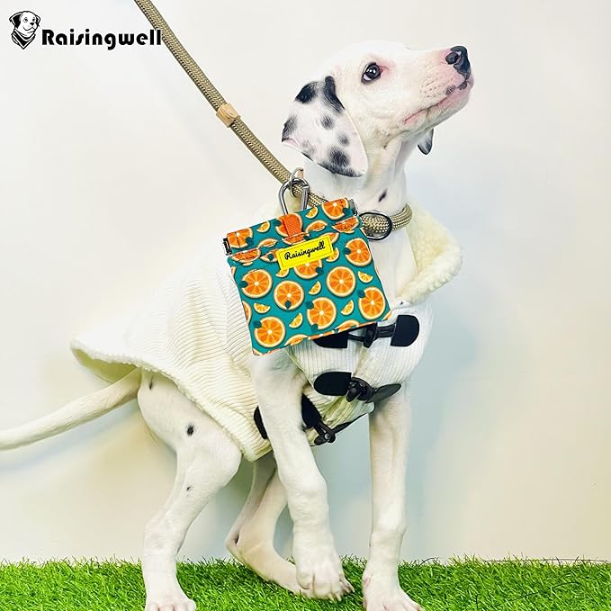 Dog Treat Pouch, Cotton Pocket Sized Training Holder, Hand Free Walking Funny - Image 6