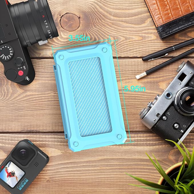 HEIYING Memory Card Case for SD/TF Cards, Portable SD Card Holder Storage Case - Image 7